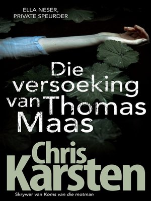 cover image of Die versoeking van Thomas Maas